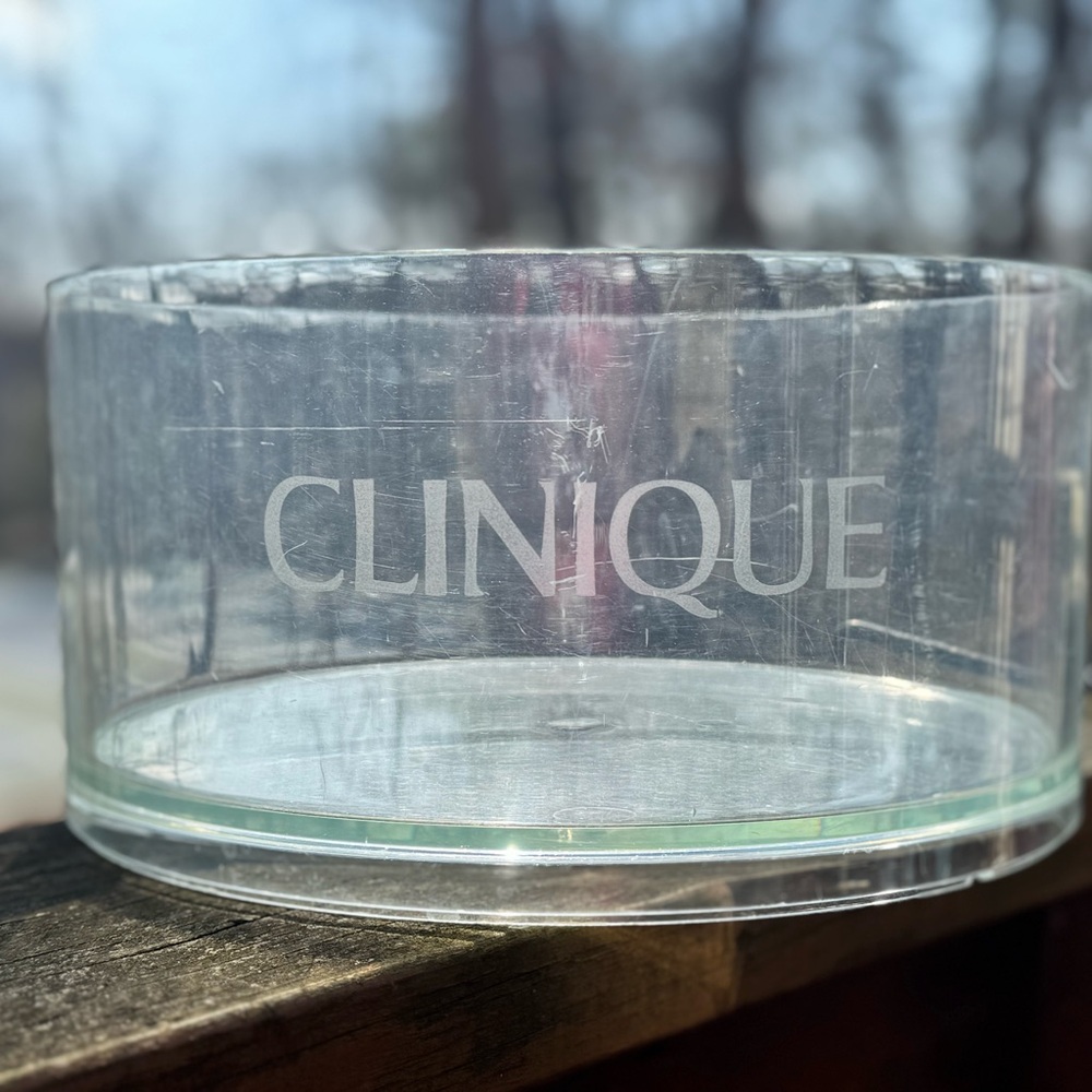Vintage Clinique display